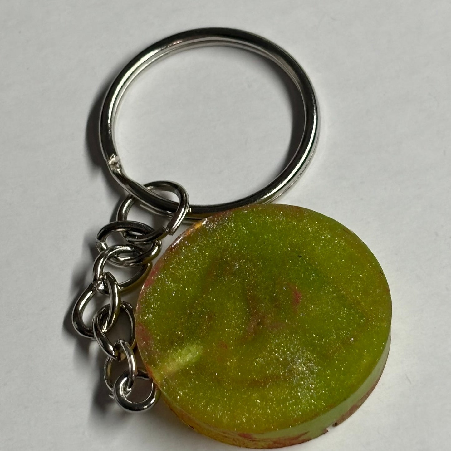 Green Red Knight - Handmade Resin Keychain