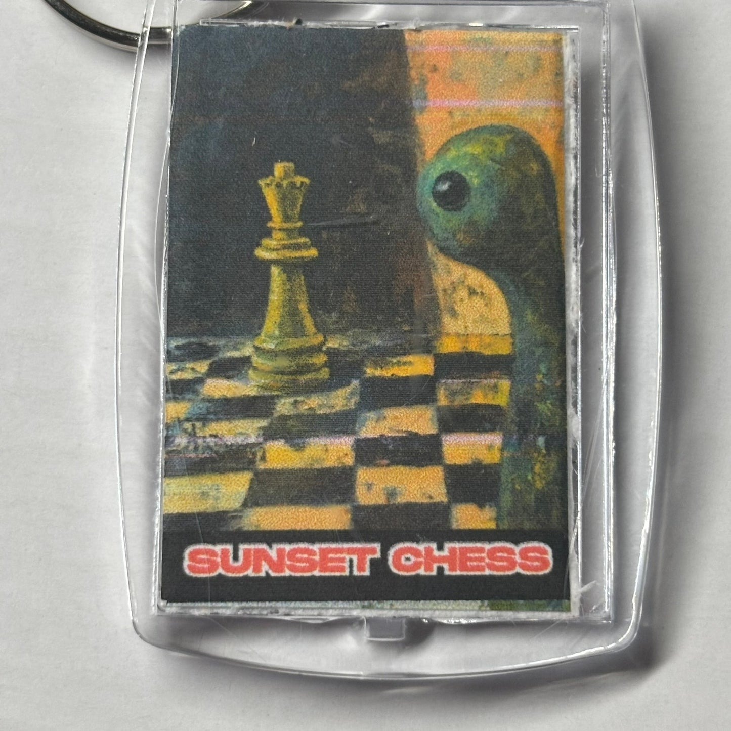 Green Buddy - Chess  Photo Keychain