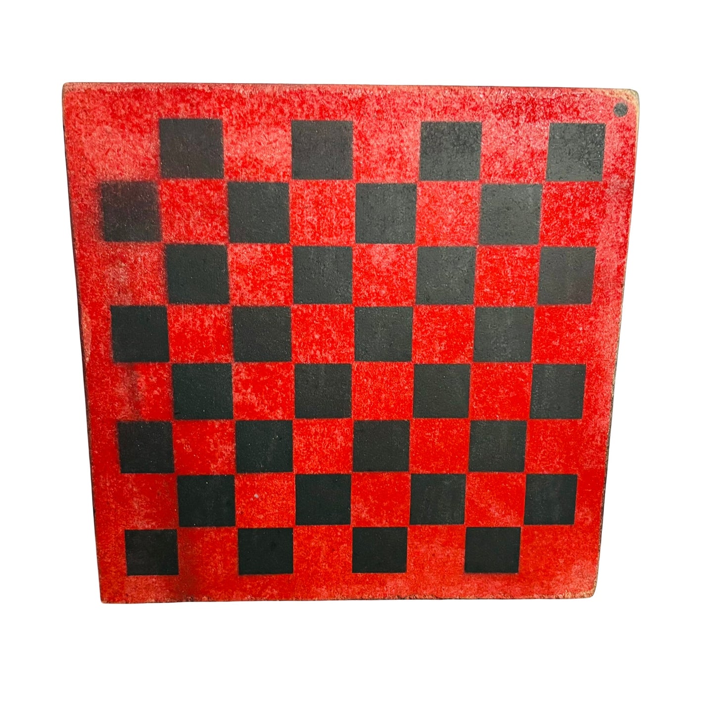 Red & Black - Painted Double Sided Chess Board