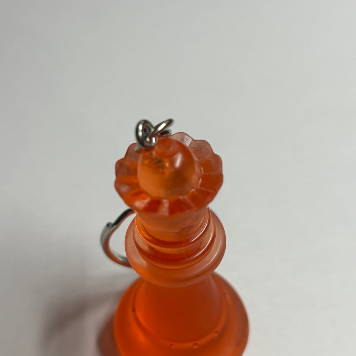 Translucent Orange Queen - Handmade Resin Keychain