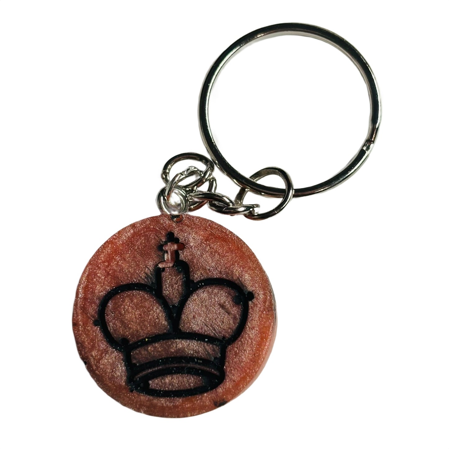 Peach King - Handmade Resin Keychain