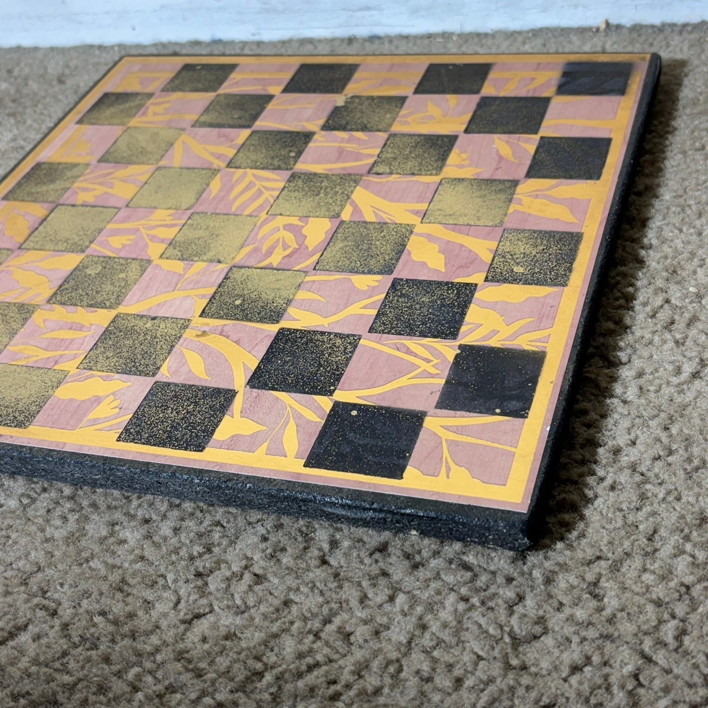 Vintage Gold - Scrapbook Chess Board