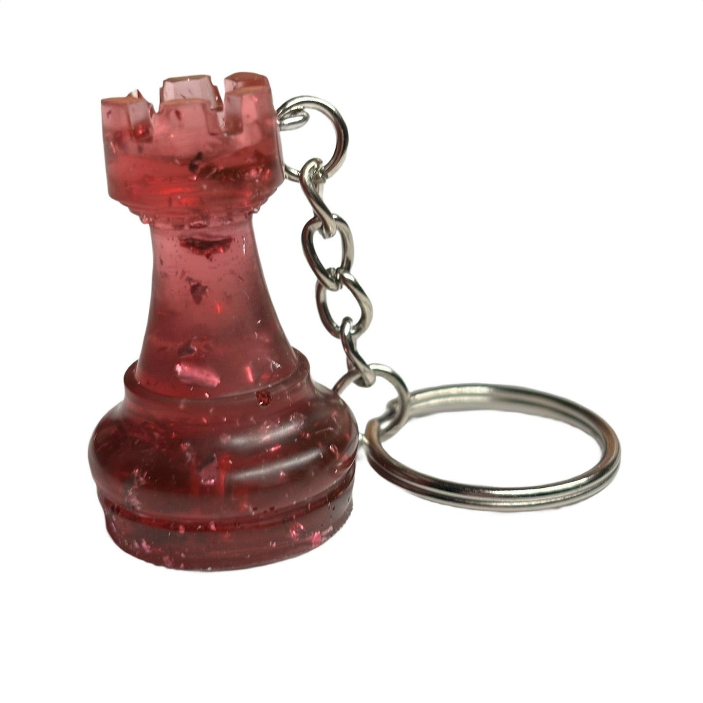 Vampire Red Rook - Handmade Resin Keychain