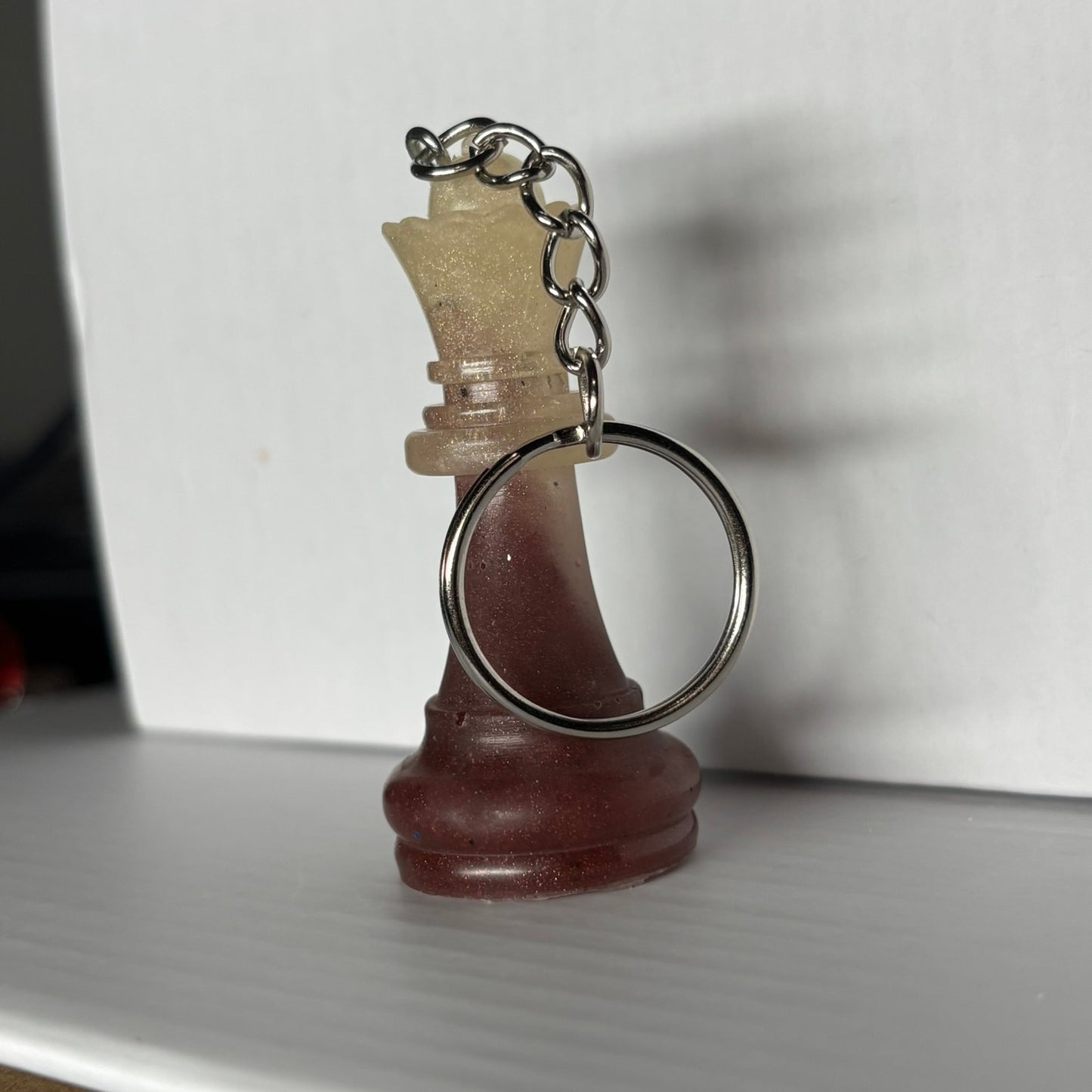 Comfy Queen Handmade Resin Keychain - One of a Kind Design