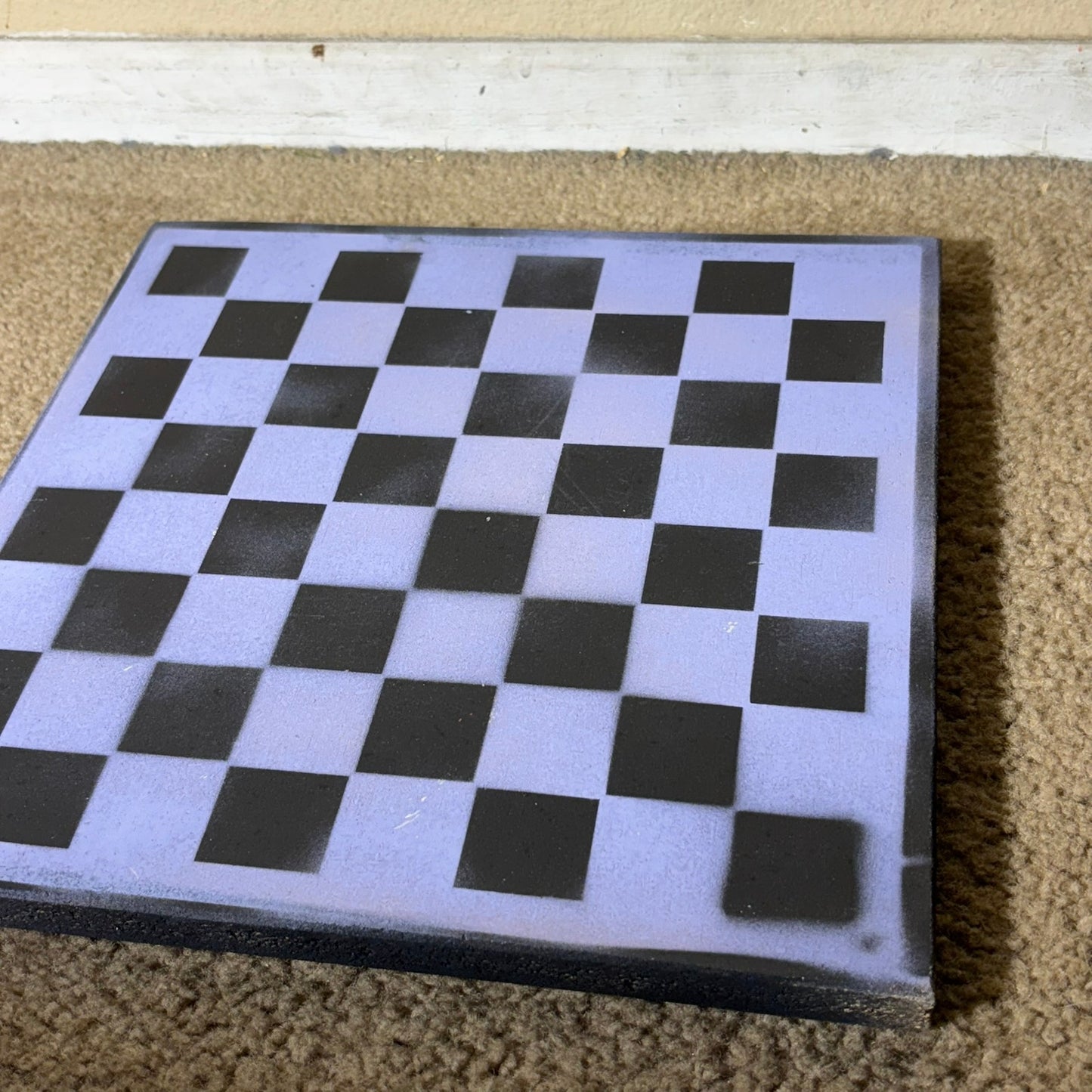 Light Purple - Painted Chess Board