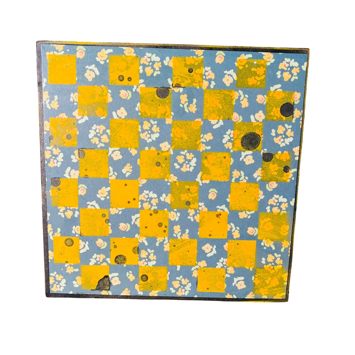 Sunflower Blue - Scrapbook Chess Board