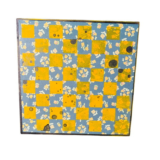 Sunflower Blue - Scrapbook Chess Board