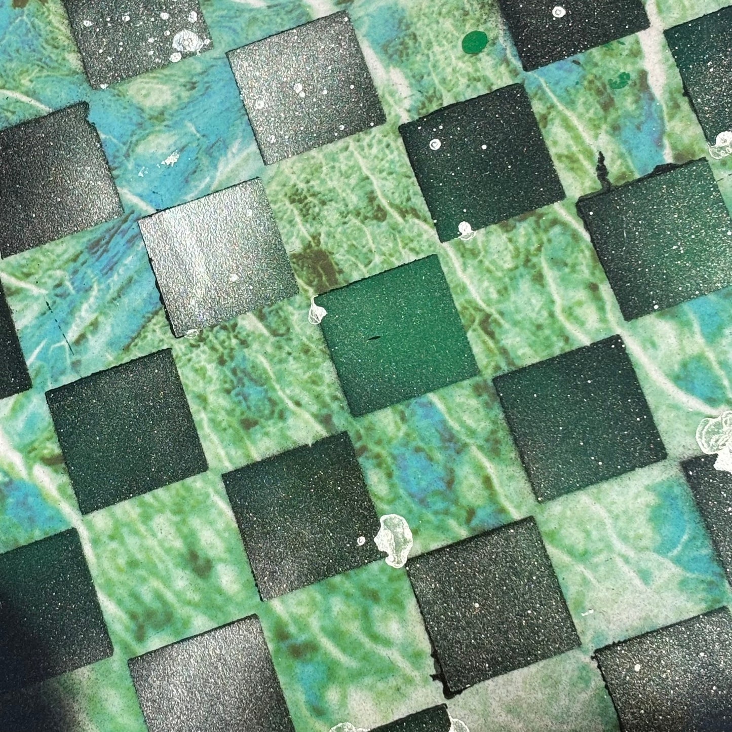 Supreme Green - Resin Coated Chess Board