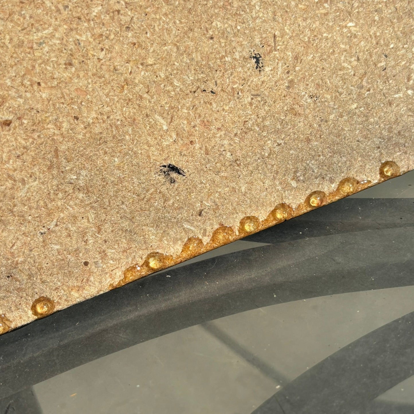 Spotted Black - Resin Coated Chess Board