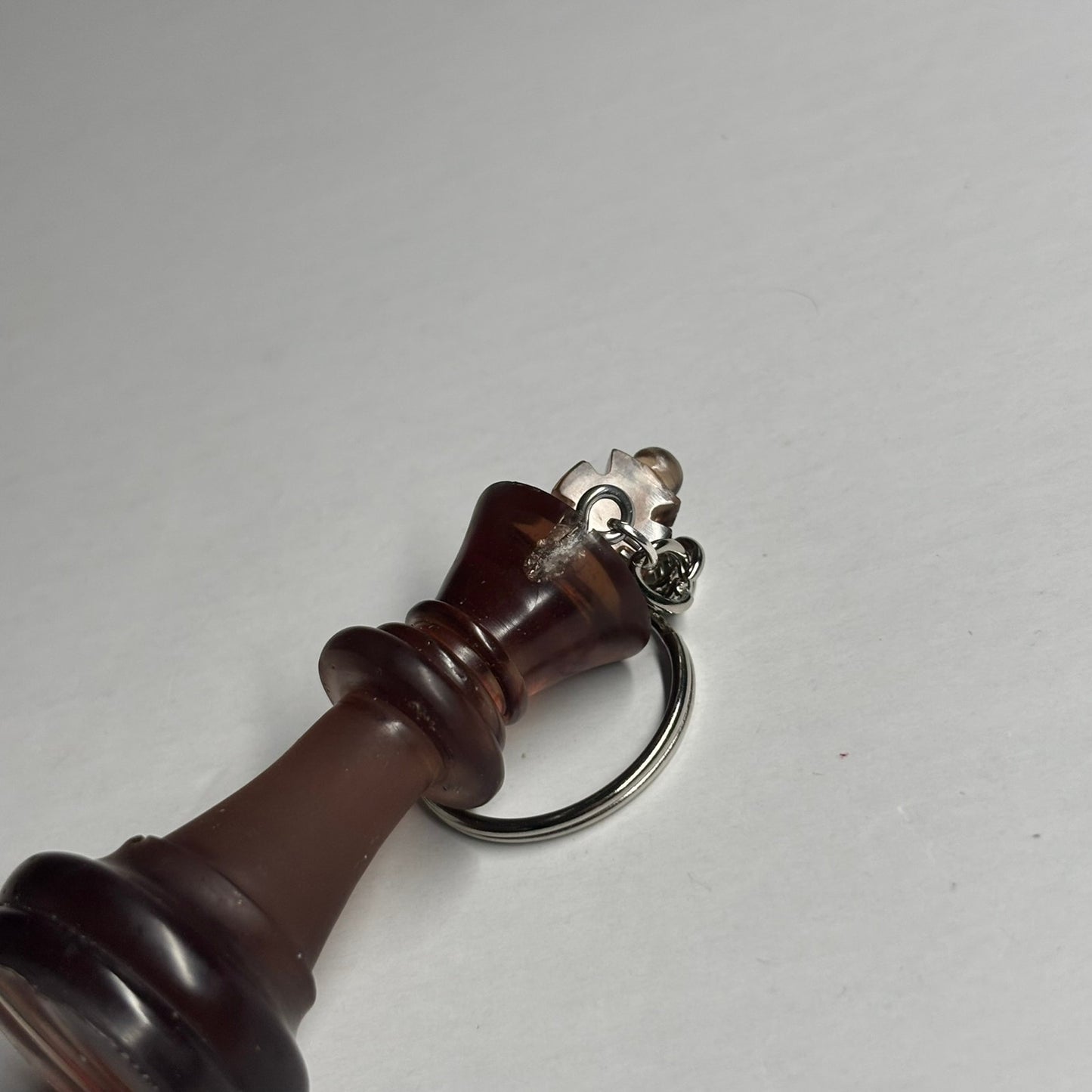 Coffee Brown King - Handmade Resin Keychain