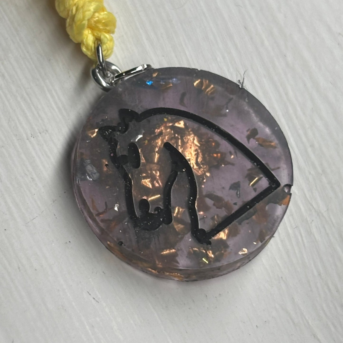 Premium Knight - Handmade Resin Chess Necklace