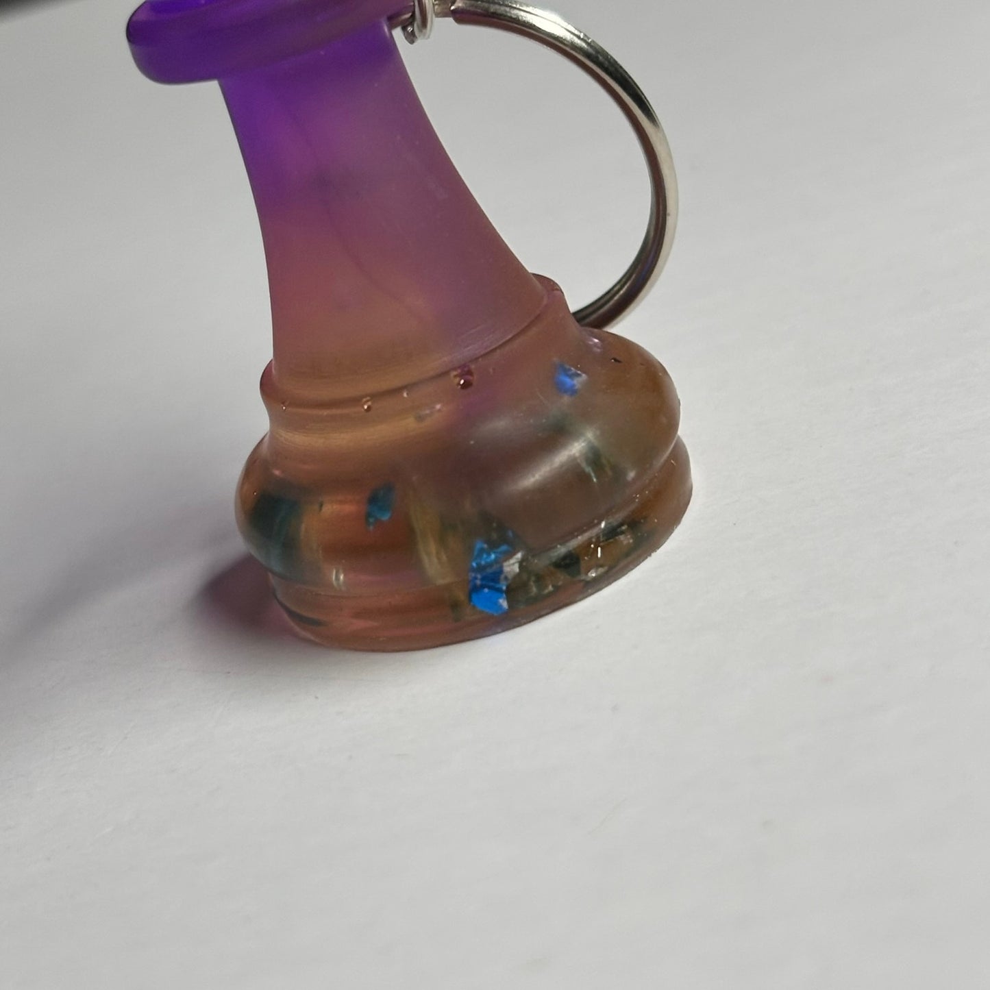 Royal Purple Queen - Handmade Resin Keychain