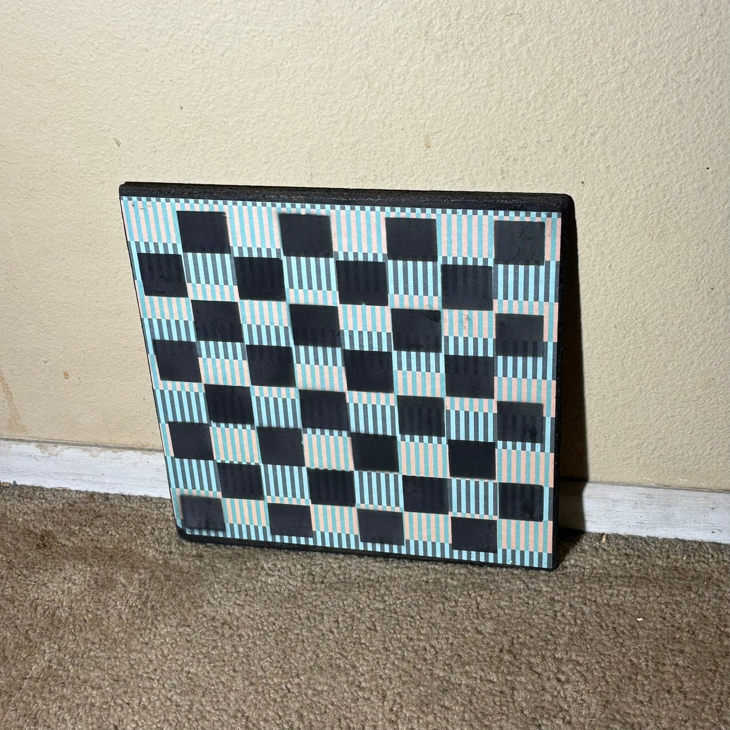 Retro Vibes - Scrapbook Chess Board