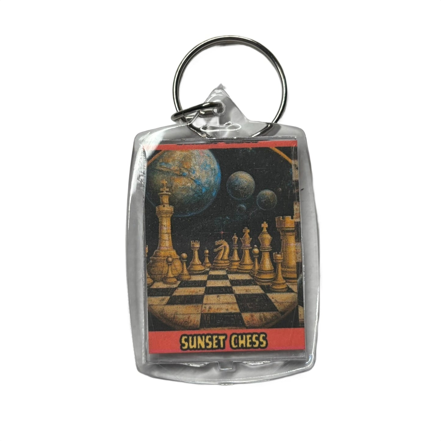 The Space - Chess  Photo Keychain