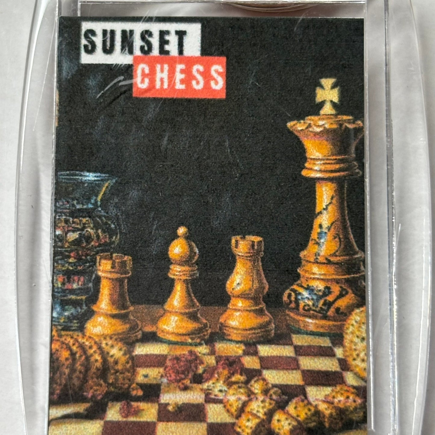 Simple Table - Chess  Photo Keychain