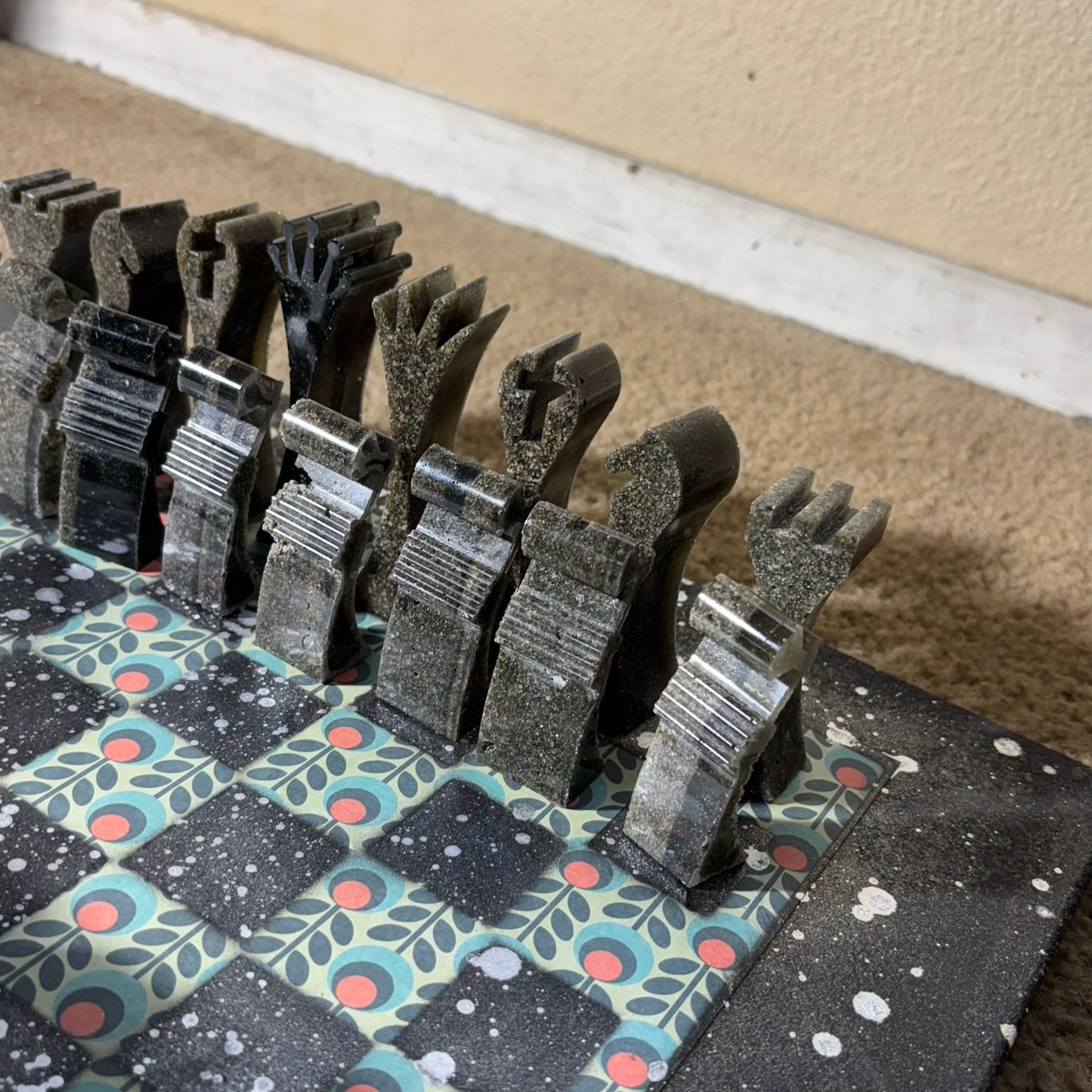 Green Royal - Large Deluxe Chess Set