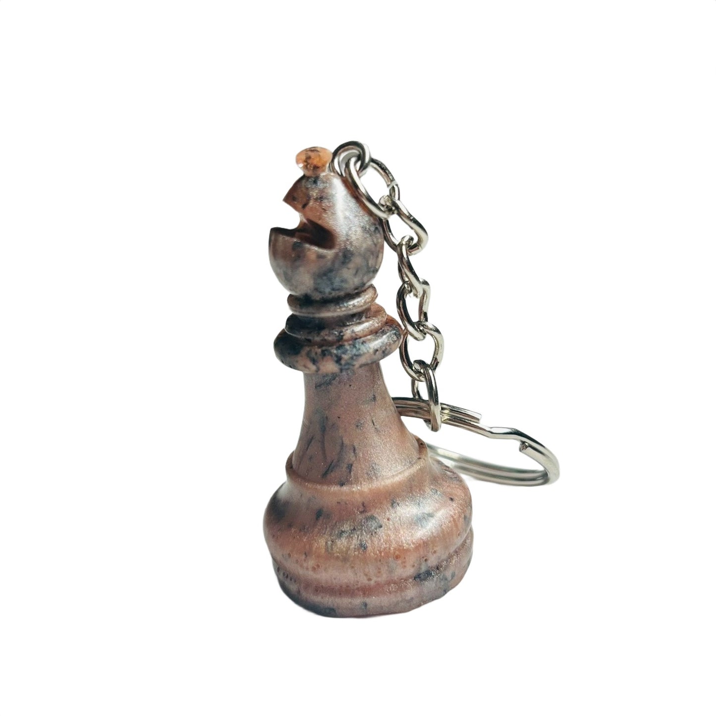 Rustic Bishop - Handmade Resin Keychain