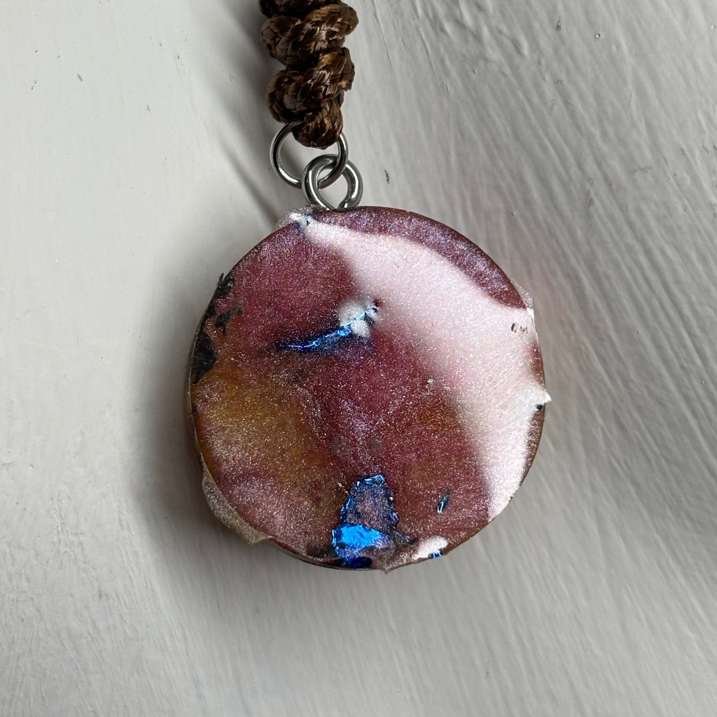 Royal Blend King - Handmade Resin Chess Necklace