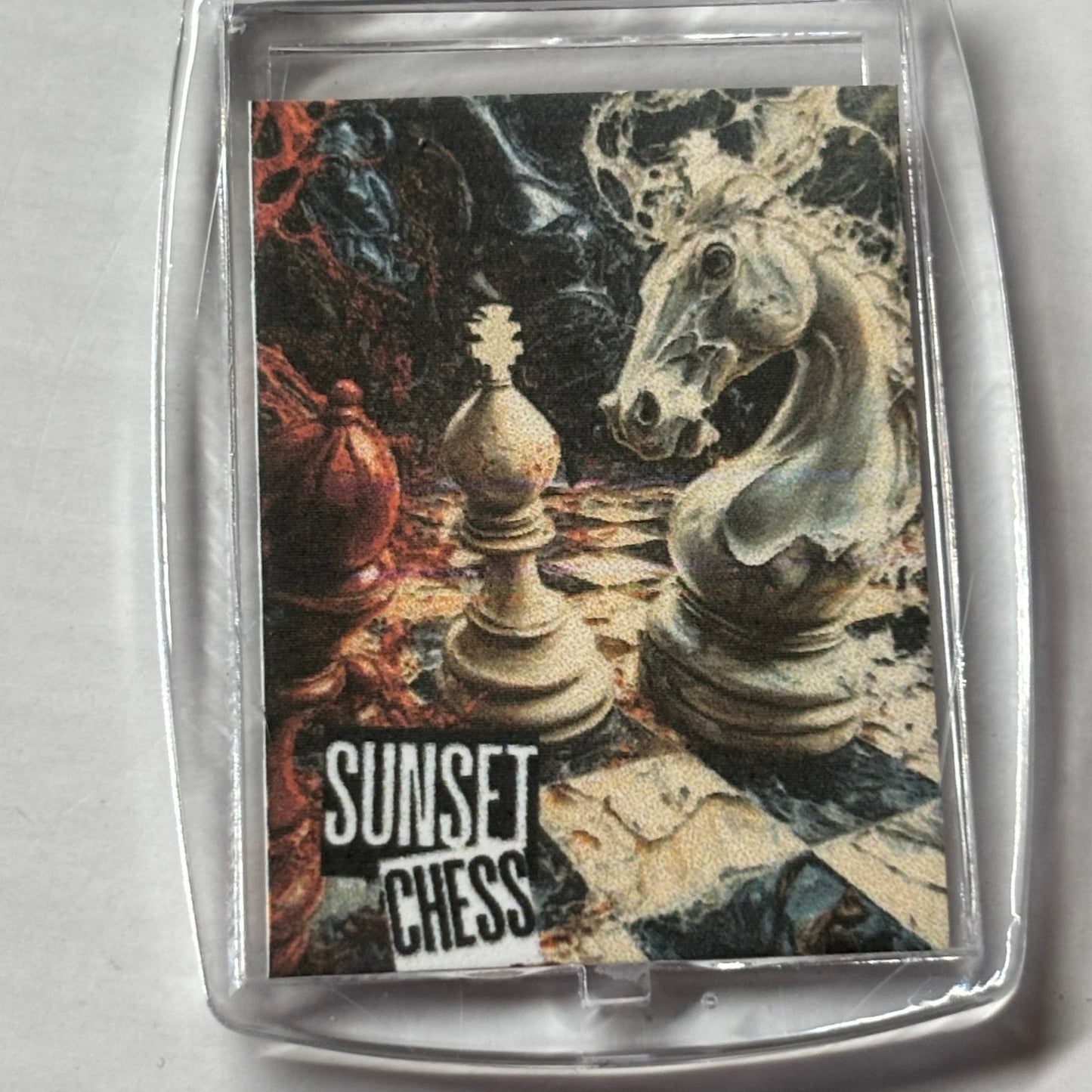 Battle Zone - Chess  Photo Keychain