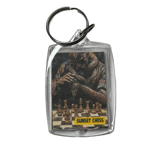 Snake Man - Chess  Photo Keychain