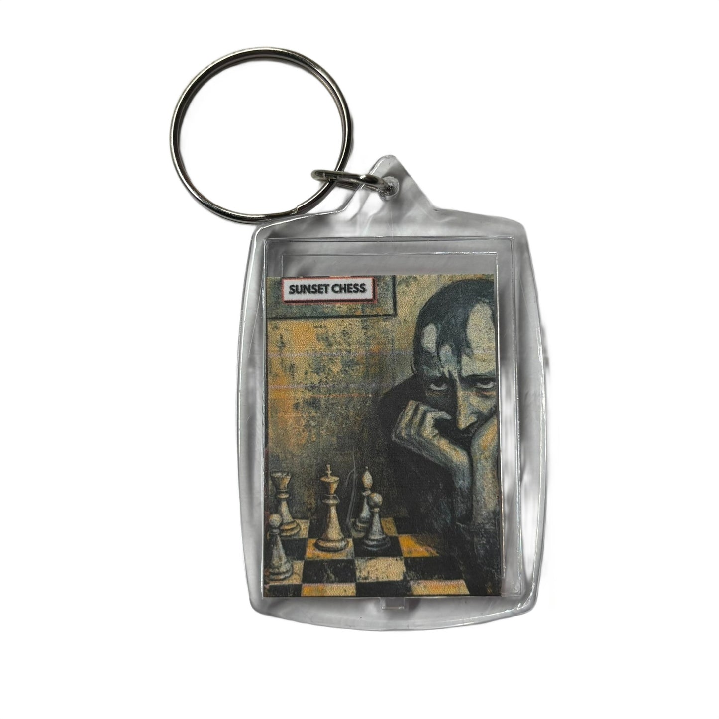 Anxiety - Chess  Photo Keychain