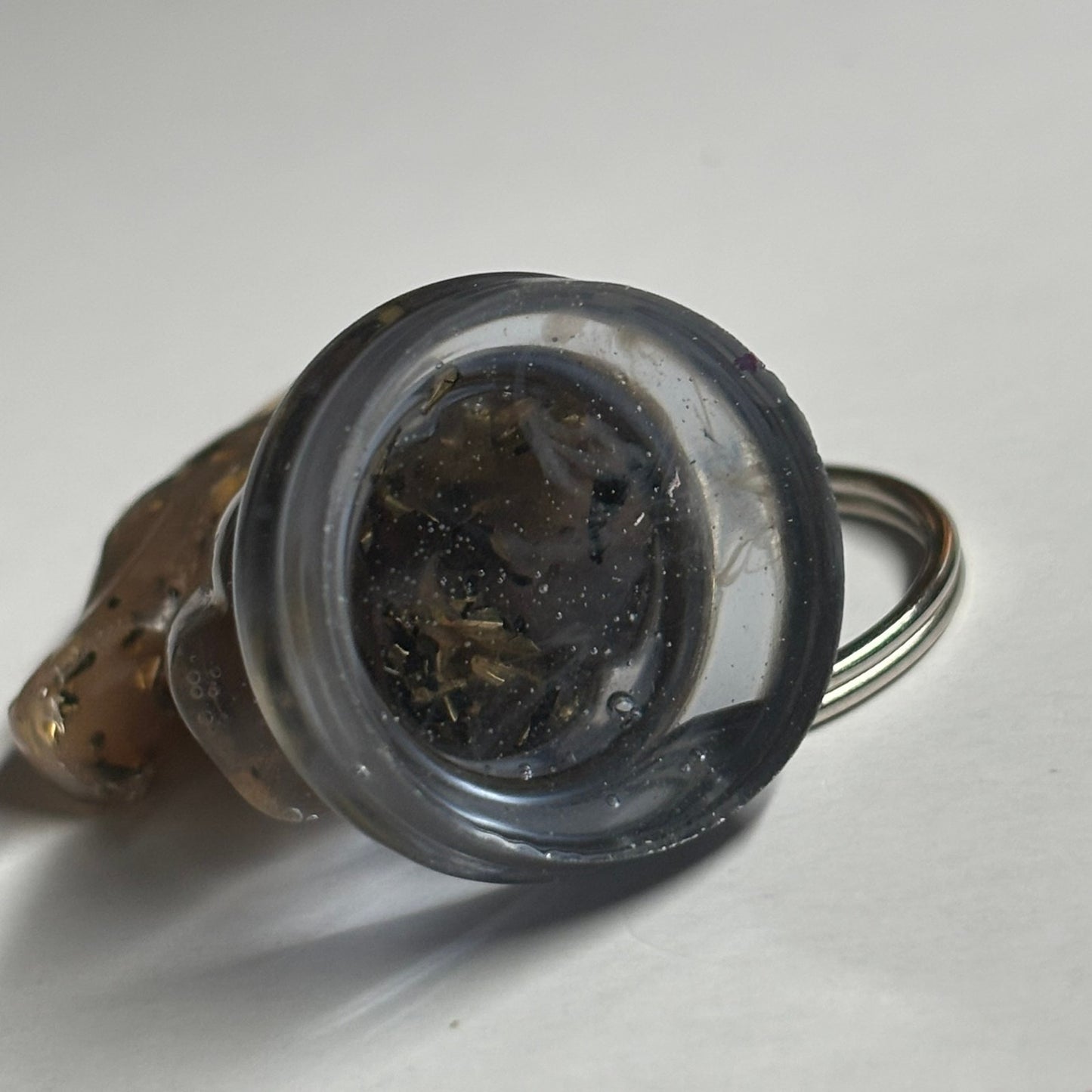 Brown/Blue Royal Knight - Handmade Resin Keychain