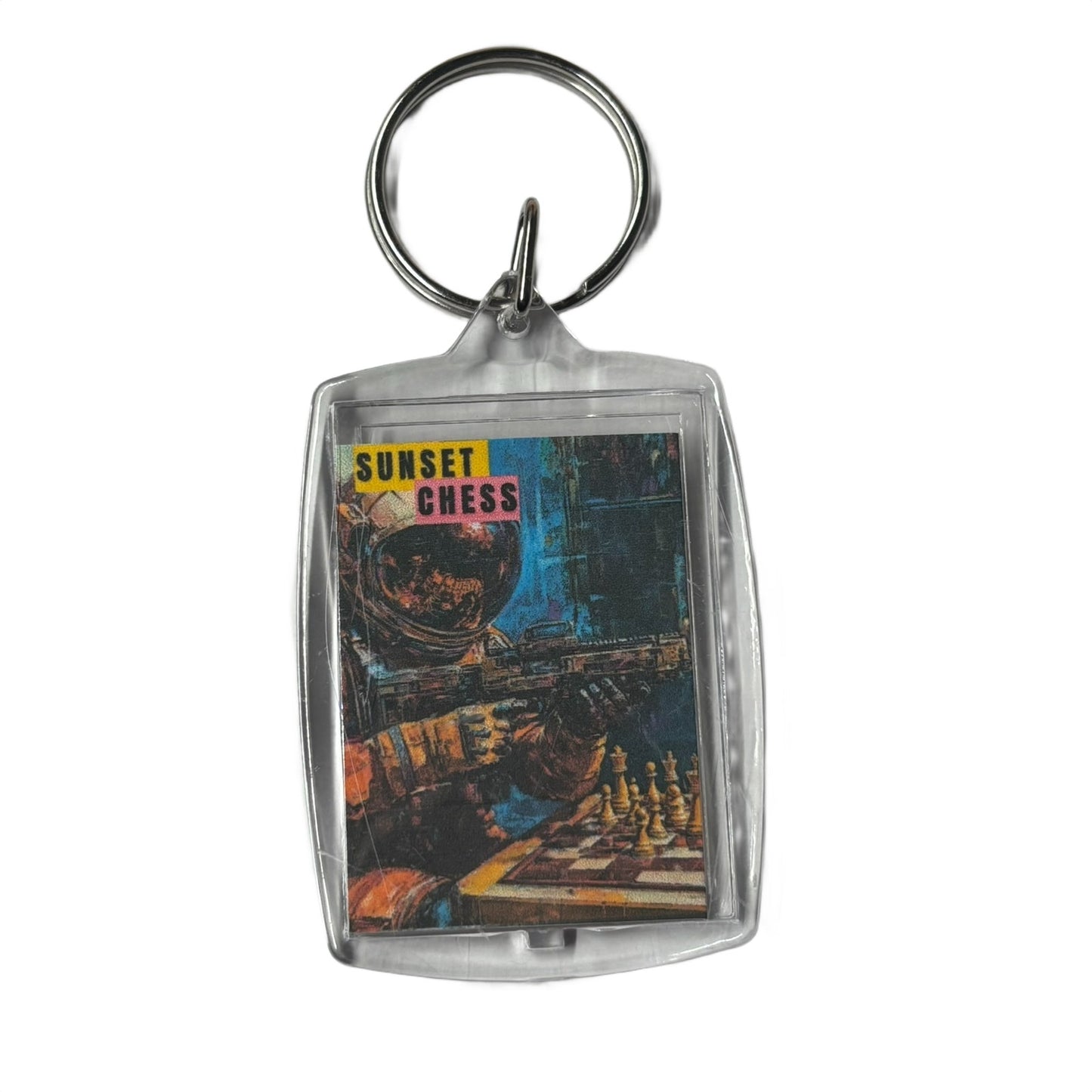 Space Wars - Chess  Photo Keychain