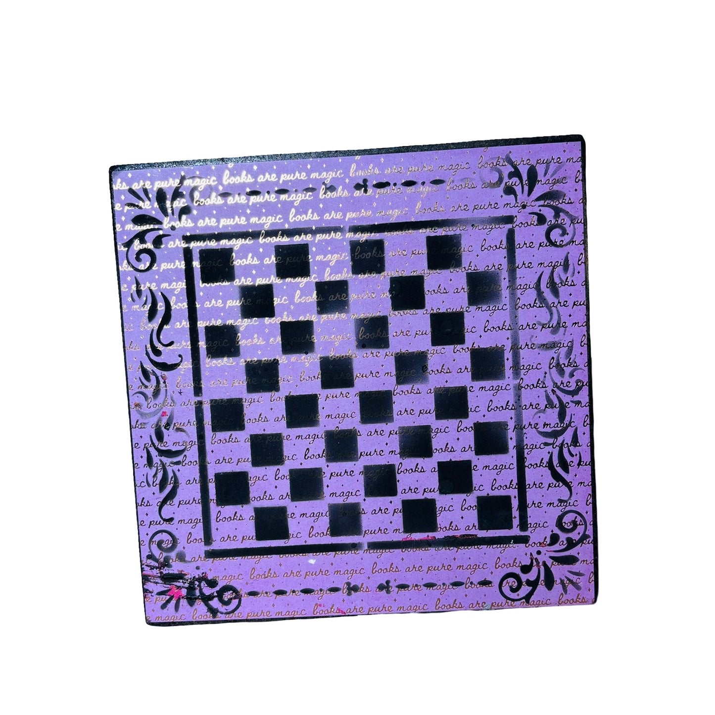 Golden Pink - Scrapbook Chess Board