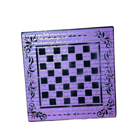 Golden Pink - Scrapbook Chess Board
