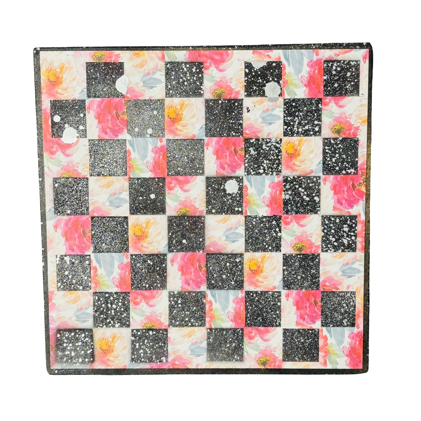 Misty Garden - Scrapbook Chess Board