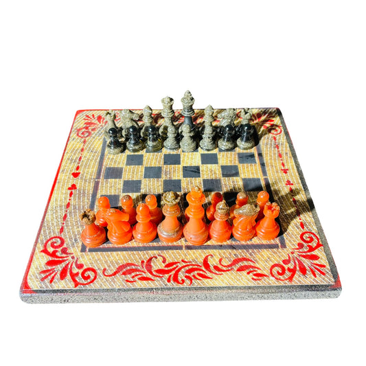 Opal Vintage Pattern - Scrapbook Chess Set