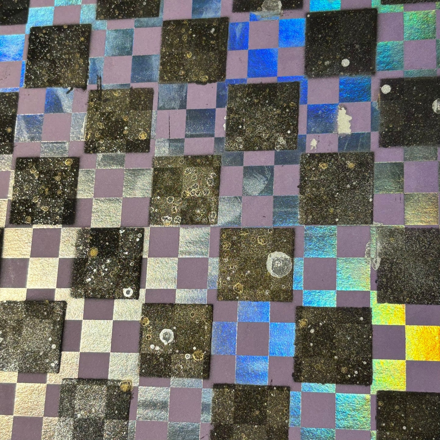 Mini Shine Squares - Scrapbook Chess Board