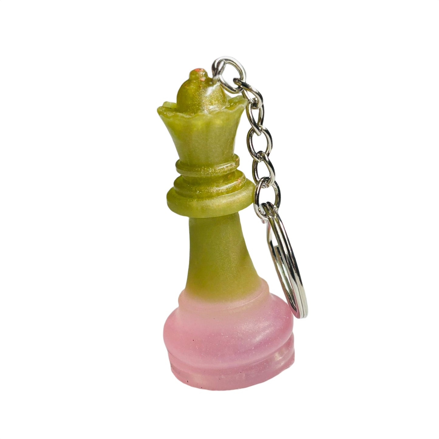 Pink Bottom Queen - Handmade Resin Keychain