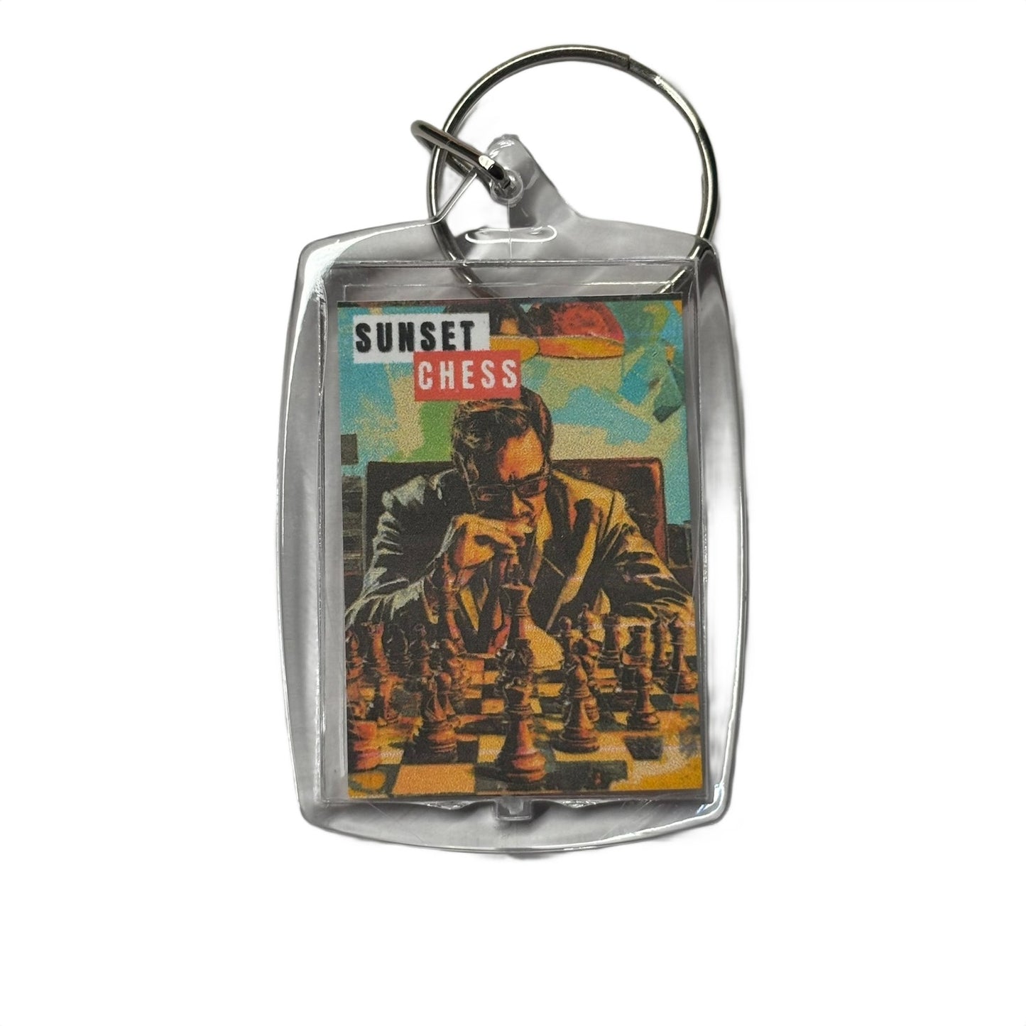 Table Talk - Chess  Photo Keychain