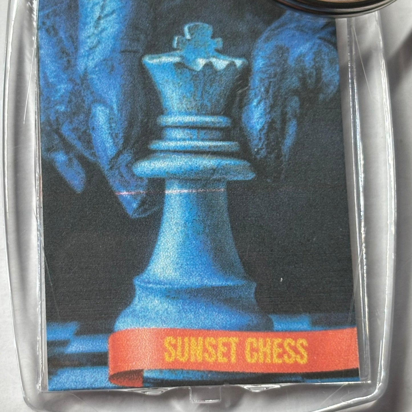 Blue Touch - Chess  Photo Keychain