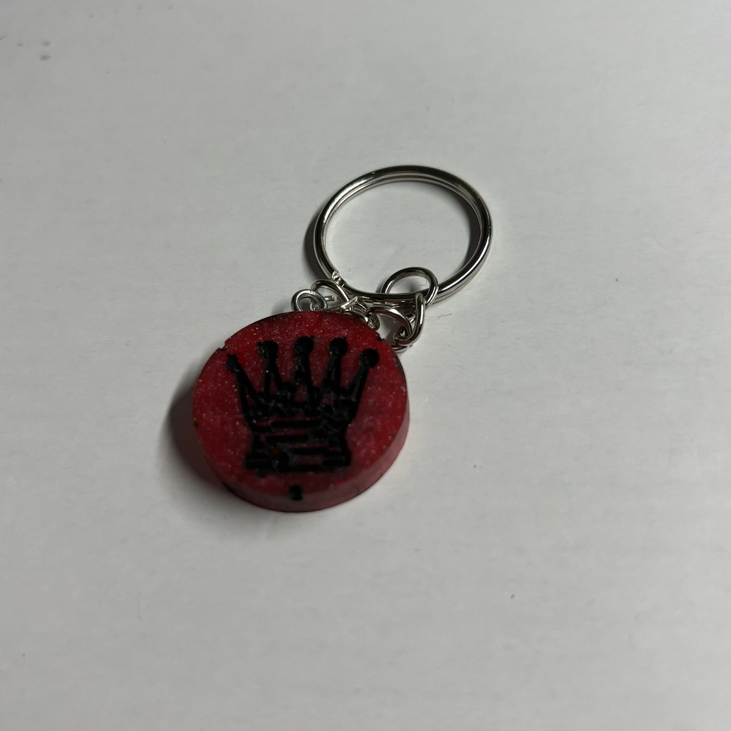 Red Dark Queen - Handmade Resin Keychain