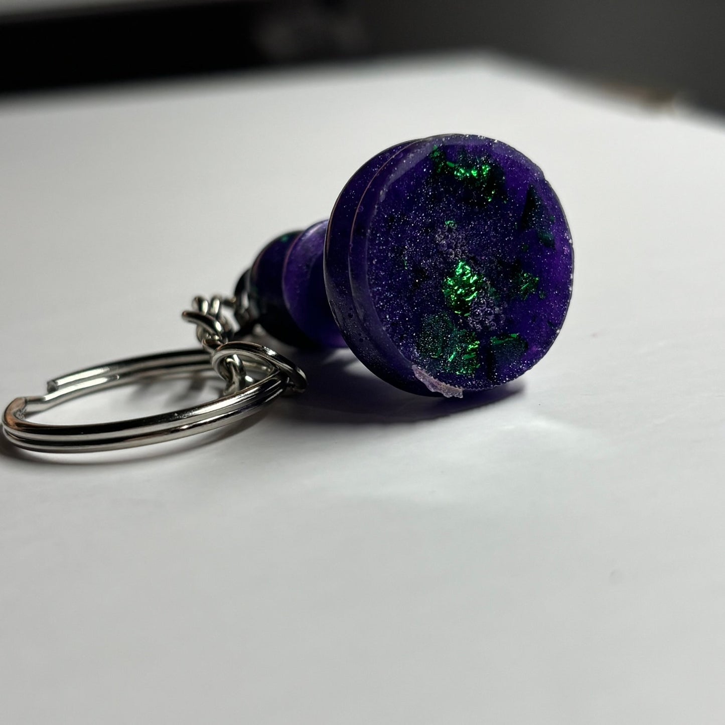 Purple Pawn - Handmade Resin Keychain