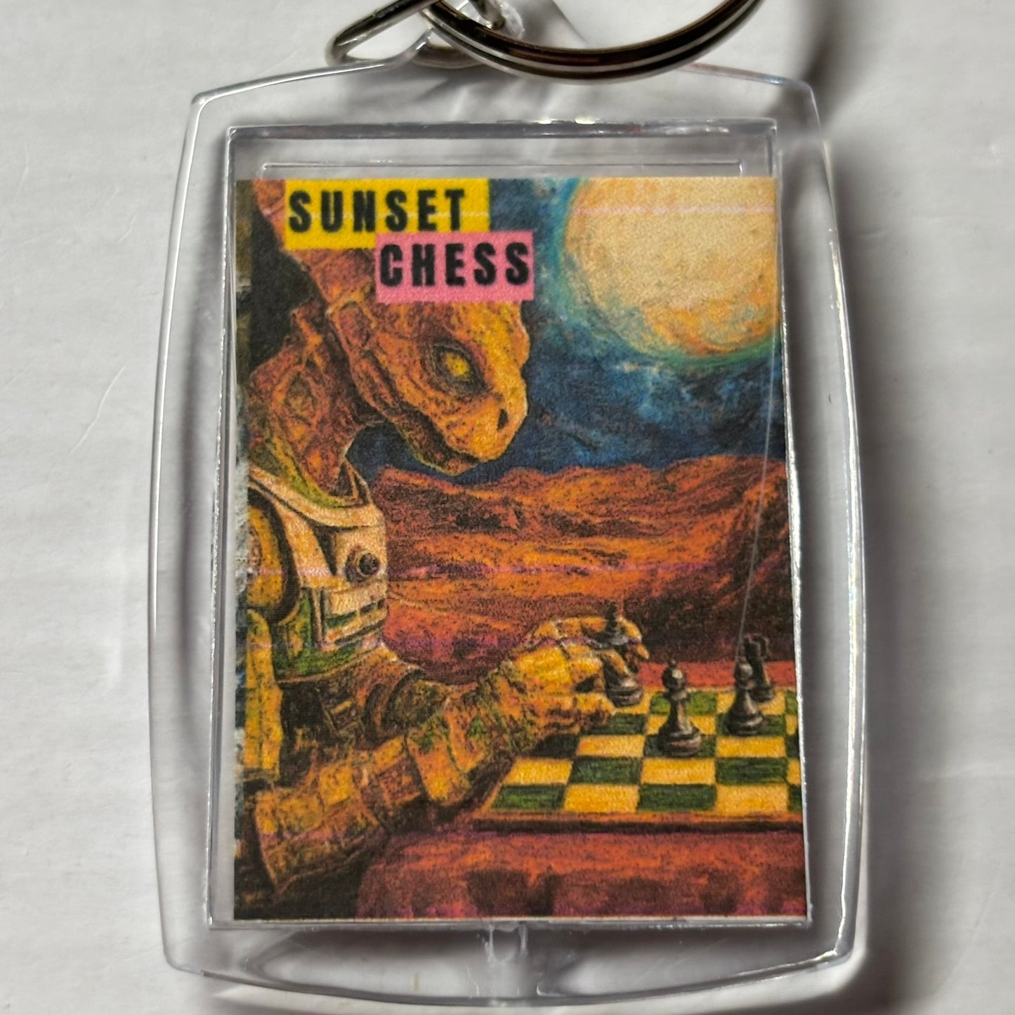 Mars Beast - Chess  Photo Keychain