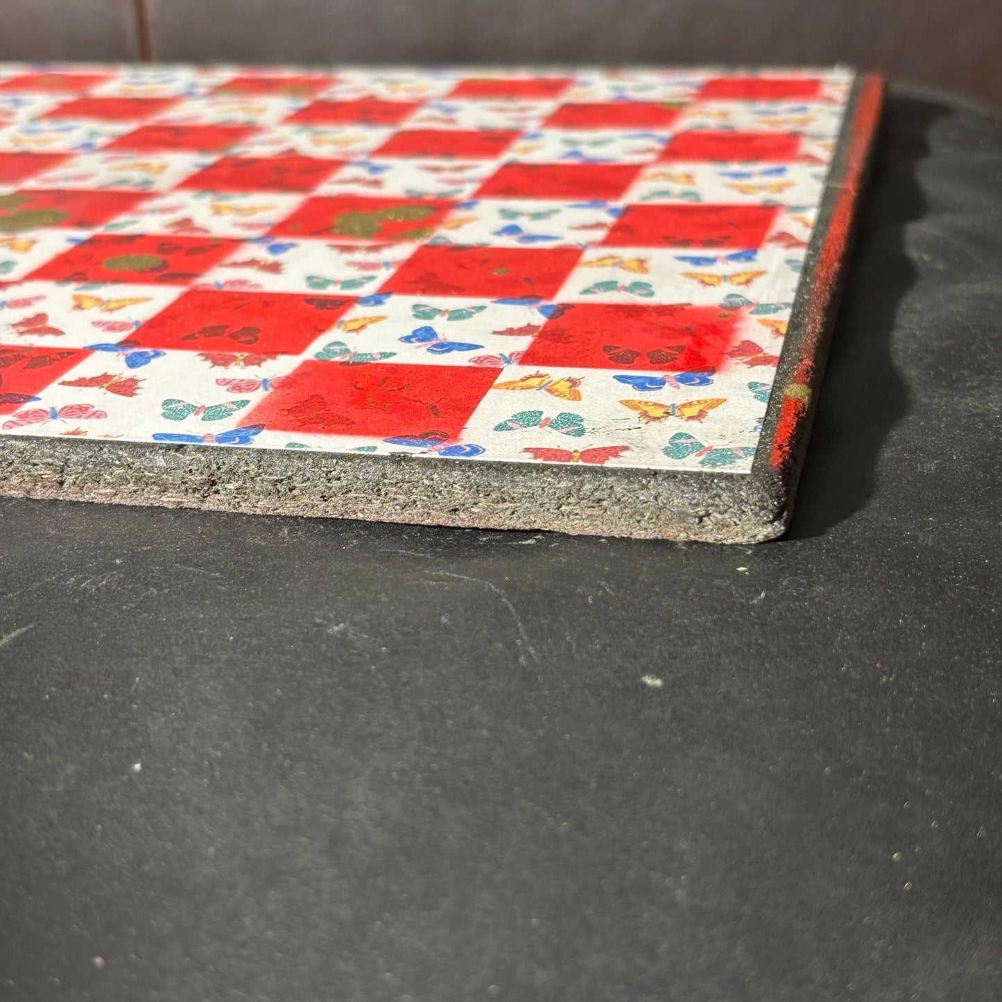 Colorful Rainbows - Scrapbook Chess Board