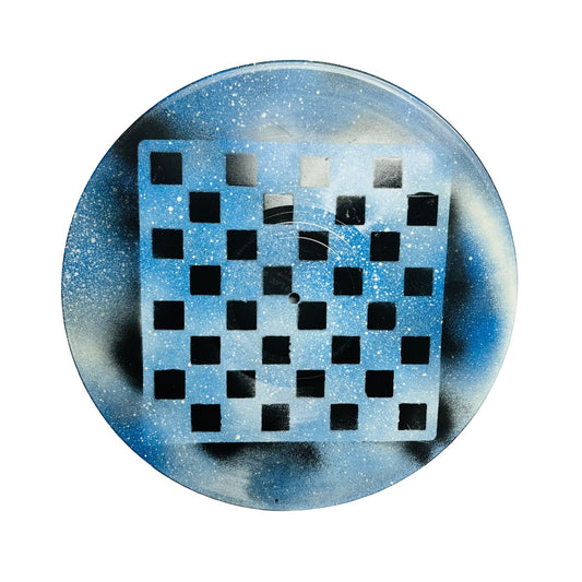 Galaxy Blue - Vinyl Chess Board