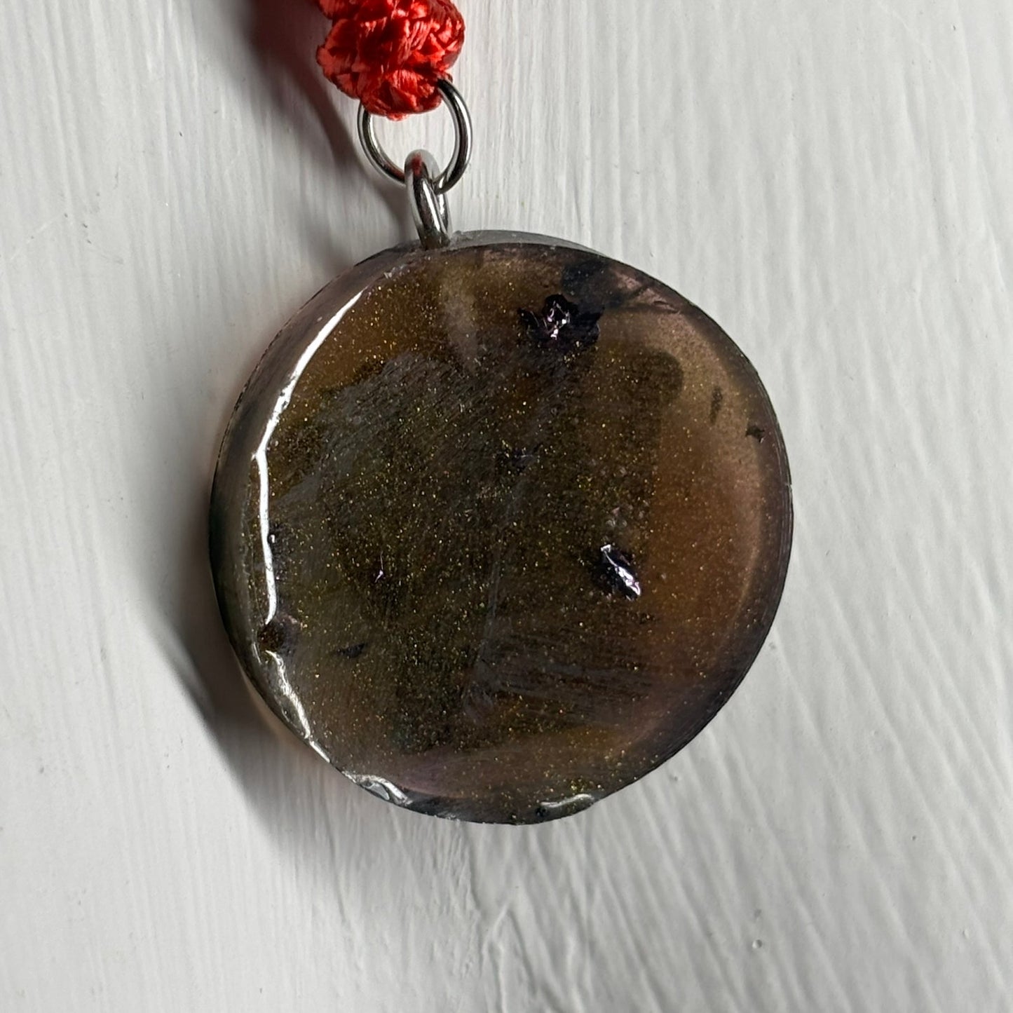 The Dark Queen - Handmade Resin Chess Necklace