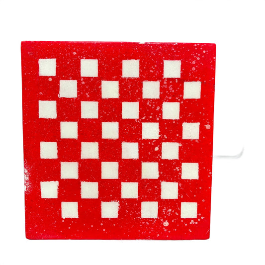 Cherry Speckled Red - Resin Coated Chess Board