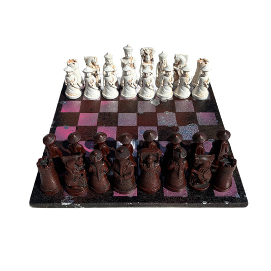 Pink Space Void - Chinese Edition Chess Set