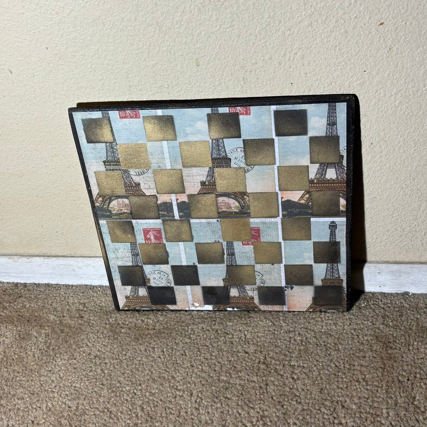 Vintage City - Scrapbook Chess Board