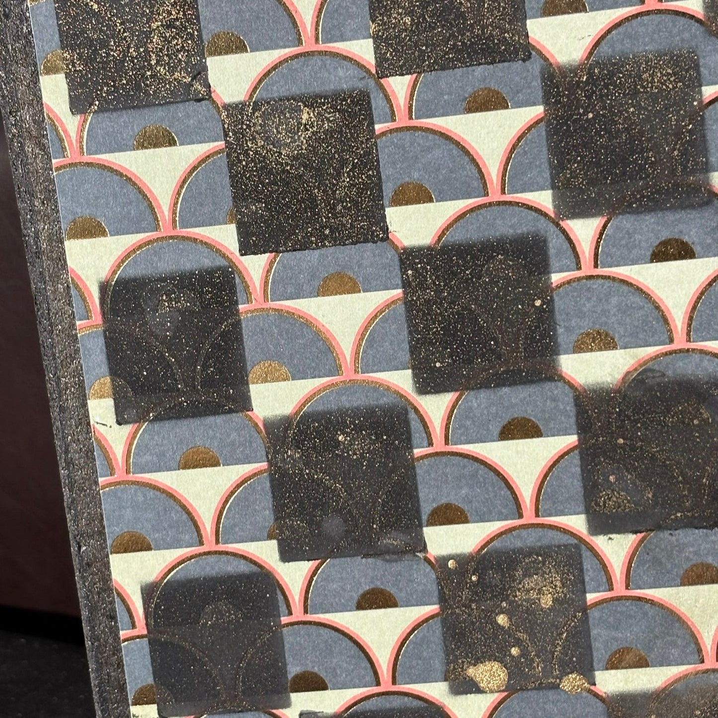 Vintage & Blue - Scrapbook Chess Board