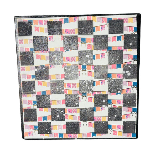 Happy Vintage - Scrapbook Chess Board