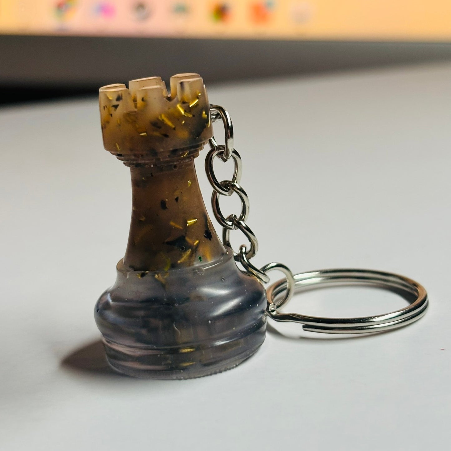 Royal Brown - Handmade Resin Keychain