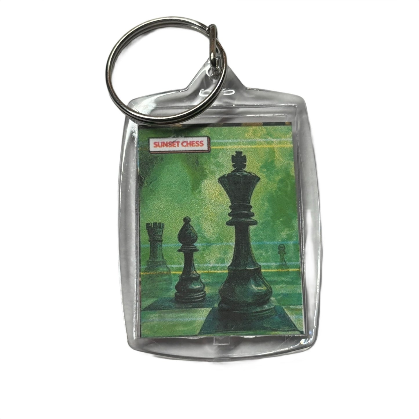 Green Mist - Chess  Photo Keychain