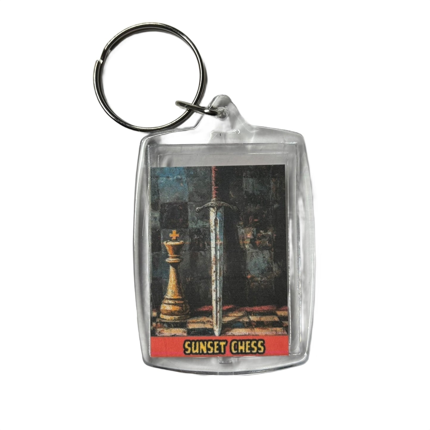 Kings Sword - Chess  Photo Keychain