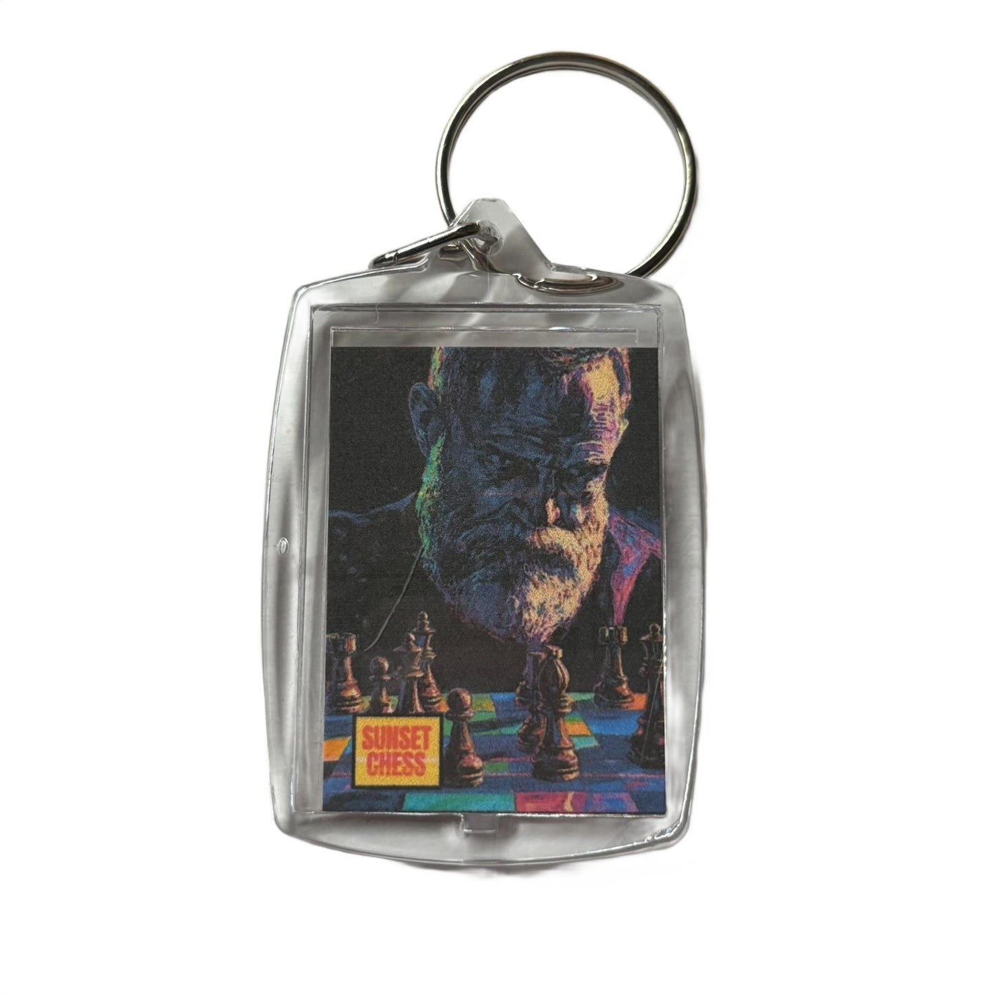 The Elder - Chess  Photo Keychain